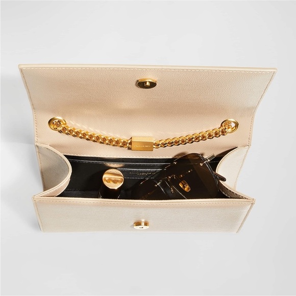Authentic YSL Kate Saint Laurent Grain de Poudre Shoulder/Crossbody in beige - Picture 10 of 14